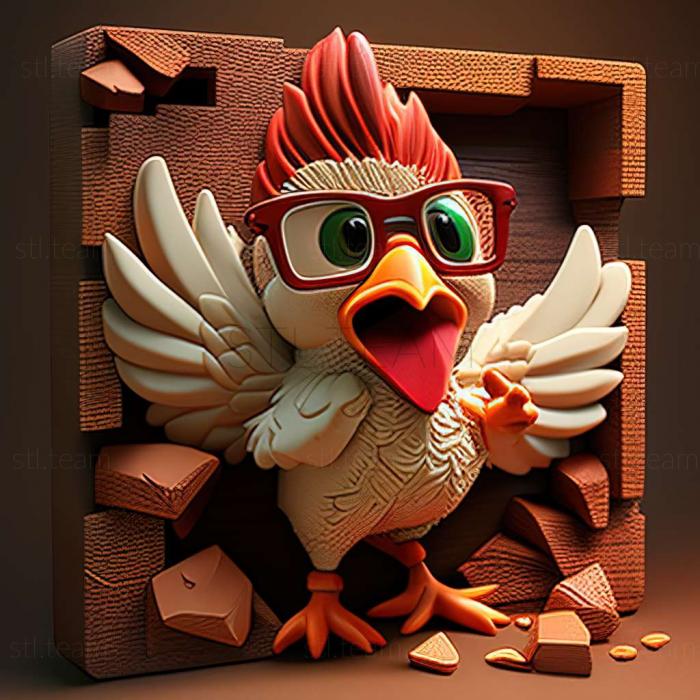 3D model Disneys Chicken Little Ace in Action game (STL)